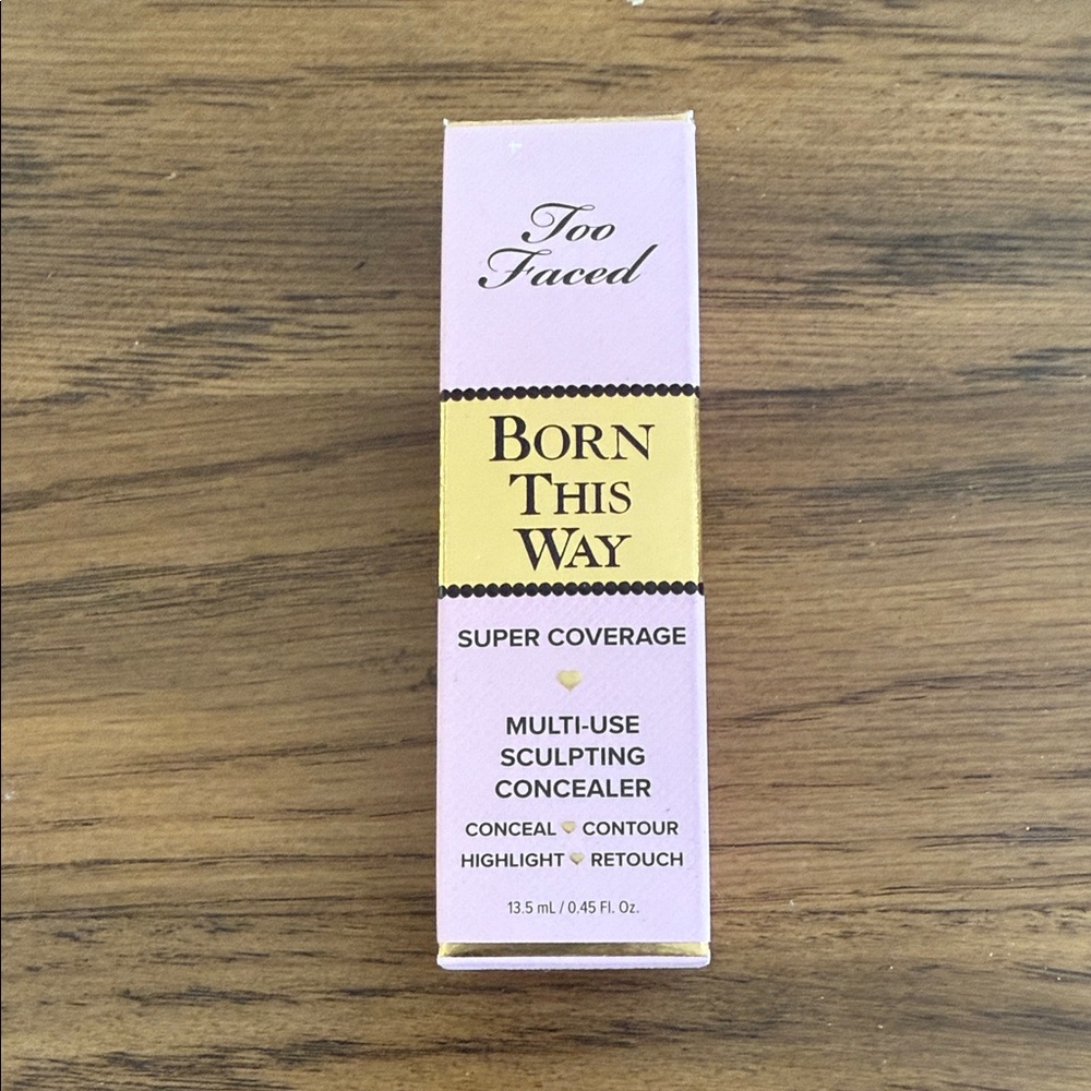 Too Faced “born this way” concealer, never opened or used